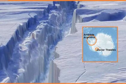 Las grietas y hendiduras del imponente glaciar antártico Thwaites se derriten más rápido de lo previsto y el mundo científico puso de manifiesto que un colapso del mismo podría hacer subir el mar en todo el mundo entre 60 y 65 centímetros.