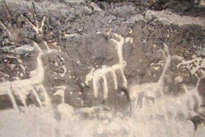 Arte rupestre y objetos de poblaciones prehispánicas se hallaron en una cueva cerca de Junín de los Andes.