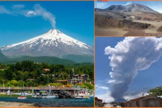 Aumentaron su actividad dos volcanes de Chile