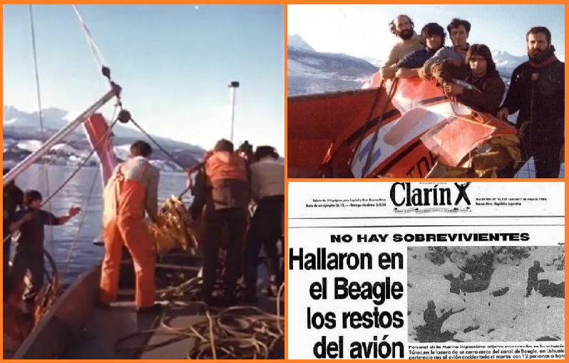 Tragedia aérea en Tierra del Fuego, el 15 de mayo de 1984, murió el gobernador y parte de su gabinete.