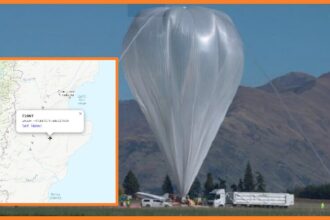 El super globo de la NASA aterrizó en la Patagonia