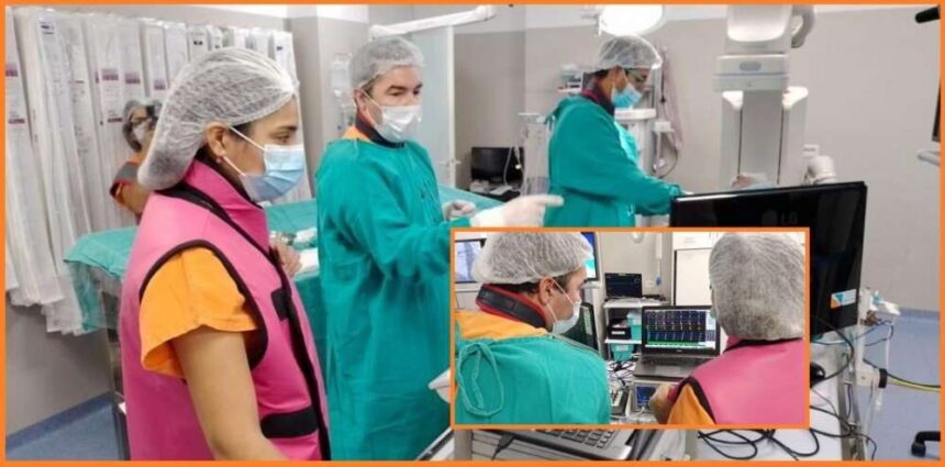 Primera ablación con equipo de radiofrecuencia en el hospital de Neuquén
