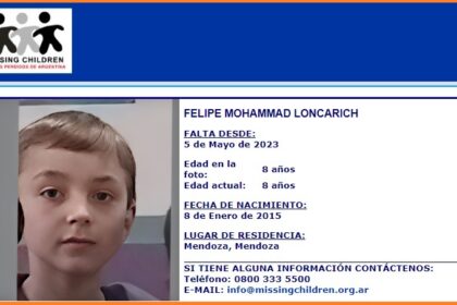 Niño desaparecido en Mendoza