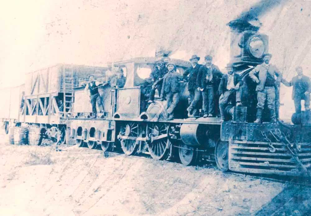 Ferroviarios en la estación Neuquén. Comienzos del siglo XX
